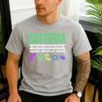 Bacteria Culture Biology Science Teacher Biologist Men's Casual T-Shirt Sport Grey