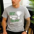 Best Teacher By Par Golf Golfer Men's Casual T-Shirt Sport Grey