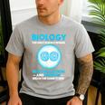 Biology Facts Science Teacher Student Biologist Men's Casual T-Shirt Sport Grey