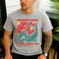 Boho Flower ESL Teacher Kindness Comes In Many Languages Men's Casual T-Shirt Sport Grey Boho Flower ESL Teacher Kindness Comes In Many Languages Men's Casual T-Shirt Sport Grey