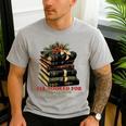All Booked For Christmas Christmas Book Tree For Teacher For Men Women Kids Men's Casual T-Shirt Sport Grey All Booked For Christmas Christmas Book Tree For Teacher For Men Women Kids Men's Casual T-Shirt Sport Grey