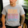 Bruh Did You Even Read The Directions Bruh Teacher For Men Women Men's Casual T-Shirt Sport Grey Bruh Did You Even Read The Directions Bruh Teacher For Men Women Men's Casual T-Shirt Sport Grey