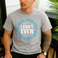 I Can't Even Math Science Teacher Mathematics Numbers Pun Men's Casual T-Shirt Sport Grey I Can't Even Math Science Teacher Mathematics Numbers Pun Men's Casual T-Shirt Sport Grey