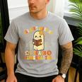 You Can't Scare Me I Teach Kindergarten Halloween Teacher Men's Casual T-Shirt Sport Grey