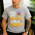 You Cant Scare Me Im A Teacher Halloween Trick Or Teach 2024 Men's Casual T-Shirt Sport Grey You Cant Scare Me Im A Teacher Halloween Trick Or Teach 2024 Men's Casual T-Shirt Sport Grey
