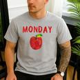 Caterpillar Friday Fruit Kindergarten Teacher Men Women Kids Men's Casual T-Shirt Sport Grey