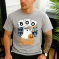 Chemistry Boo Ghost Element Of Surprise Science Teacher Tee Men's Casual T-Shirt Sport Grey