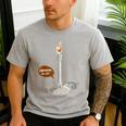 Chemistry Burner Science Lover Biology Chemistry Teacher Men's Casual T-Shirt Sport Grey