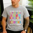 Childcare Teacher Negotiate With Toddlers Daycare Provider Men Women Girls Kids Men's Casual T-Shirt Sport Grey