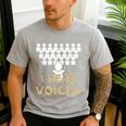 Choir Teacher Shirt I Hear Voices Chorister Tee Men's Casual T-Shirt Sport Grey