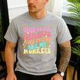 This Is My Circus And These Are My Monkeys School Teacher Men's Casual T-Shirt Sport Grey This Is My Circus And These Are My Monkeys School Teacher Men's Casual T-Shirt Sport Grey