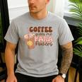 Coffee Gives Me Para Powers Parapro Teacher Squad Men's Casual T-Shirt Sport Grey Coffee Gives Me Para Powers Parapro Teacher Squad Men's Casual T-Shirt Sport Grey