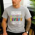 Complementary Colors Pun Artist Art Teacher T-Shirt Men's Casual T-Shirt Sport Grey Complementary Colors Pun Artist Art Teacher T-Shirt Men's Casual T-Shirt Sport Grey