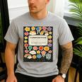 Composition Notebook Costume Teacher Matching Halloween Book Men's Casual T-Shirt Sport Grey