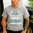 Cool Teacher Saying Teaching Student Men Women Men's Casual T-Shirt Sport Grey