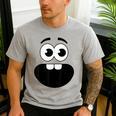 Creepy Carrots Face Teacher Halloween Costume Matching Men's Casual T-Shirt Sport Grey Creepy Carrots Face Teacher Halloween Costume Matching Men's Casual T-Shirt Sport Grey