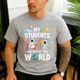 Cute School Teacher My Students Are Out Of This World Space Men's Casual T-Shirt Sport Grey Cute School Teacher My Students Are Out Of This World Space Men's Casual T-Shirt Sport Grey
