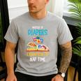 Daycare Provider Master Of Diapers Childcare Teacher Men's Casual T-Shirt Sport Grey Daycare Provider Master Of Diapers Childcare Teacher Men's Casual T-Shirt Sport Grey