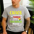 Daycare Teacher School Chaos Coordinator Toddler Tamer For Men Women Kids Men's Casual T-Shirt Sport Grey Daycare Teacher School Chaos Coordinator Toddler Tamer For Men Women Kids Men's Casual T-Shirt Sport Grey