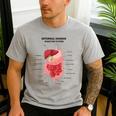 Digestive System Anatomy Anatomical Biology Teacher Men Women Men's Casual T-Shirt Sport Grey