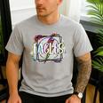 Eagles Teacher School Sports Fan Team Spirit Men's Casual T-Shirt Sport Grey