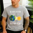 Earth Rotation Earth Day Science Teacher Kids Women Men's Casual T-Shirt Sport Grey Earth Rotation Earth Day Science Teacher Kids Women Men's Casual T-Shirt Sport Grey