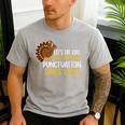 Lets Eat Kids Punctuation Turkey Thanksgiving Teacher Men's Casual T-Shirt Sport Grey Lets Eat Kids Punctuation Turkey Thanksgiving Teacher Men's Casual T-Shirt Sport Grey