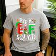 Elf Squad Pre-k Teacher Christmas Child Xmas Men's Casual T-Shirt Sport Grey