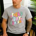 Field Day Fun Day Last Day Of School Teacher Student Men's Casual T-Shirt Sport Grey Field Day Fun Day Last Day Of School Teacher Student Men's Casual T-Shirt Sport Grey