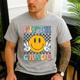 Fifth Grade Team Teachers Boys Girls Retro Smile 5th Grade Men's Casual T-Shirt Sport Grey