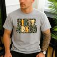 First 1St Grade Camo Camouflage Boy Teacher Back To School Men's Casual T-Shirt Sport Grey First 1St Grade Camo Camouflage Boy Teacher Back To School Men's Casual T-Shirt Sport Grey