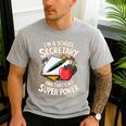 Front Office Teacher Admin Mother I'm A School Secretary Men's Casual T-Shirt Sport Grey Front Office Teacher Admin Mother I'm A School Secretary Men's Casual T-Shirt Sport Grey