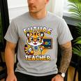 Future Teacher Graphic For Boys Inspiring Young Minds Men's Casual T-Shirt Sport Grey Future Teacher Graphic For Boys Inspiring Young Minds Men's Casual T-Shirt Sport Grey