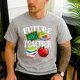 Future Teacher With Canyon And Book Teacher Men Women Girls Kids Men's Casual T-Shirt Sport Grey Future Teacher With Canyon And Book Teacher Men Women Girls Kids Men's Casual T-Shirt Sport Grey