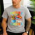 Future Teacher Costume For Kids Back To School Boy Girl Men's Casual T-Shirt Sport Grey