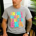 In My Glowing Teacher Era Groovy Colorful Bright Men's Casual T-Shirt Sport Grey
