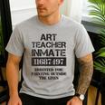 Halloween Art Teacher Prisoner Costume Men's Casual T-Shirt Sport Grey Halloween Art Teacher Prisoner Costume Men's Casual T-Shirt Sport Grey