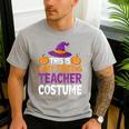 Halloween Costumes For Teachers Tired Teacher Costume Tee Men's Casual T-Shirt Sport Grey Halloween Costumes For Teachers Tired Teacher Costume Tee Men's Casual T-Shirt Sport Grey