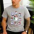 Halloween PE Teacher Ghost Playing Sports Physical Education Men's Casual T-Shirt Sport Grey Halloween PE Teacher Ghost Playing Sports Physical Education Men's Casual T-Shirt Sport Grey