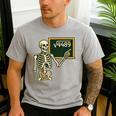 Halloween Skeleton 67 Meme Square Root 4489 Math Teacher Men's Casual T-Shirt Sport Grey