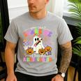 Halloween Teacher You Can't Scare Me I Teach Kindergarten Men's Casual T-Shirt Sport Grey Halloween Teacher You Can't Scare Me I Teach Kindergarten Men's Casual T-Shirt Sport Grey