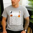 Halloween Teacher Composition Book Notebook Matching Group Men's Casual T-Shirt Sport Grey Halloween Teacher Composition Book Notebook Matching Group Men's Casual T-Shirt Sport Grey