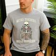 Halloween Weird Teachers Build Character Costume Men Women Men's Casual T-Shirt Sport Grey Halloween Weird Teachers Build Character Costume Men Women Men's Casual T-Shirt Sport Grey