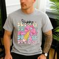 Happy Dot Day 2025 Coquette Bow Teachers Kids Boys Girls Men's Casual T-Shirt Sport Grey Happy Dot Day 2025 Coquette Bow Teachers Kids Boys Girls Men's Casual T-Shirt Sport Grey