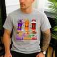 Happy Hallothanksmas Halloween Thanksgiving Pencils Teachers Men's Casual T-Shirt Sport Grey Happy Hallothanksmas Halloween Thanksgiving Pencils Teachers Men's Casual T-Shirt Sport Grey