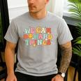 We Can Do Hard Things Teacher Back To School Teacher Student Men's Casual T-Shirt Sport Grey We Can Do Hard Things Teacher Back To School Teacher Student Men's Casual T-Shirt Sport Grey