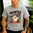 Haunted By 67 Teacher Ghost Pumpkin Halloween Costum Men's Casual T-Shirt Sport Grey Haunted By 67 Teacher Ghost Pumpkin Halloween Costum Men's Casual T-Shirt Sport Grey