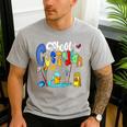 We Heart Love Our School Custodian For Teacher & Kids Men's Casual T-Shirt Sport Grey