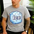 Ice Halloween Pun Costume Easy Lazy Team Group Teacher Men's Casual T-Shirt Sport Grey Ice Halloween Pun Costume Easy Lazy Team Group Teacher Men's Casual T-Shirt Sport Grey