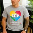 IEP I Encourage Progress Special Education School Teacher Men's Casual T-Shirt Sport Grey IEP I Encourage Progress Special Education School Teacher Men's Casual T-Shirt Sport Grey